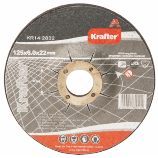 KOTÚČ brúsny na kov 115x6x22mm