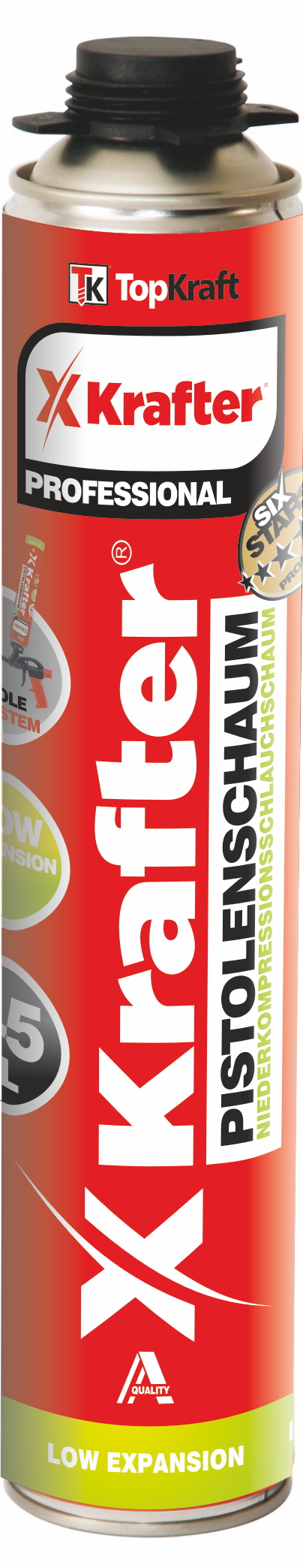 Pena mont.pištoľ.nízkorozťažná 750ml