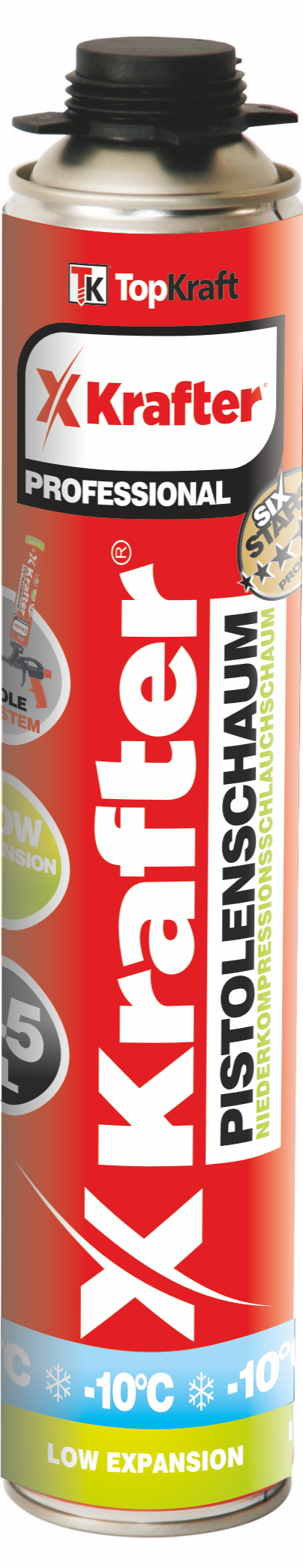 Pena mont.celoročná pištoľ nízkorozť.750ml