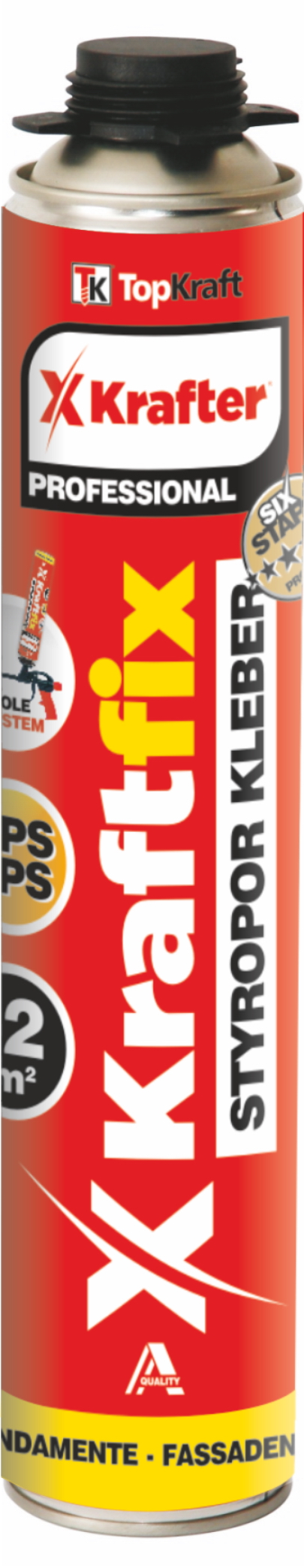 Polyuretánové lepidlo na polystyrén 750ml KRAFTFIX