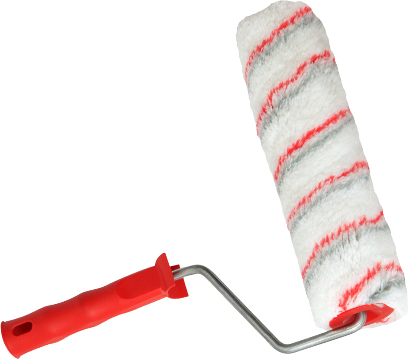 VALČEK maliarsky s RÚČKOU 250mm  na disper.a latex.farby