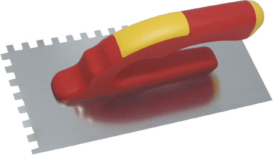 HLADÍTKO nerez 270x130mm zub 8x8  PROFI PVC rukoväť