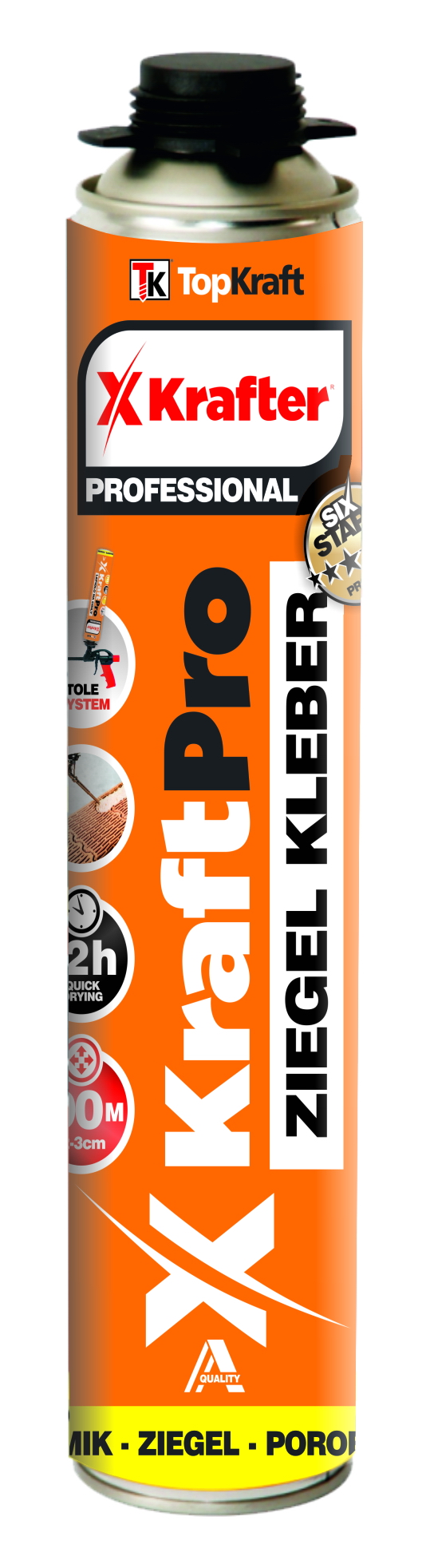 Polyuretánové lepidlo na tehly 750ml KRAFTPRO