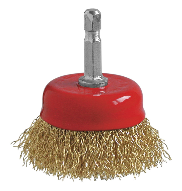 KARTÁČ miskový 75mm   mosadz do vŕtačky