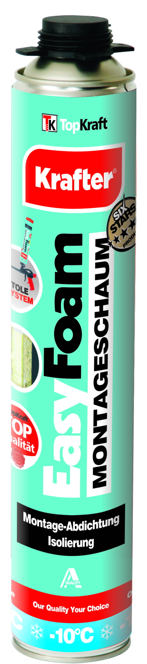 Pena mont.celoročná pištoľ.EASY FOAM