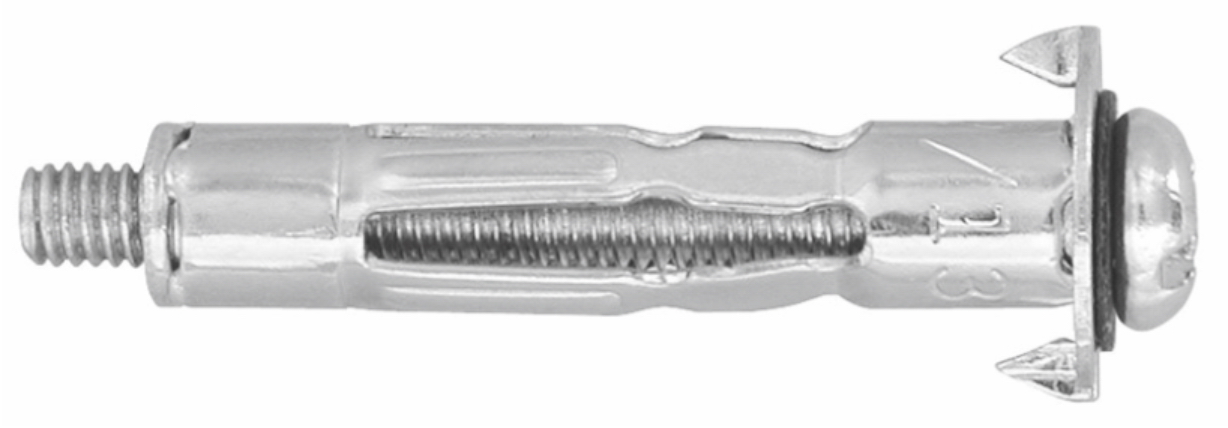 Hmoždinka MOLLY kovová 4x38 pre duté priestory