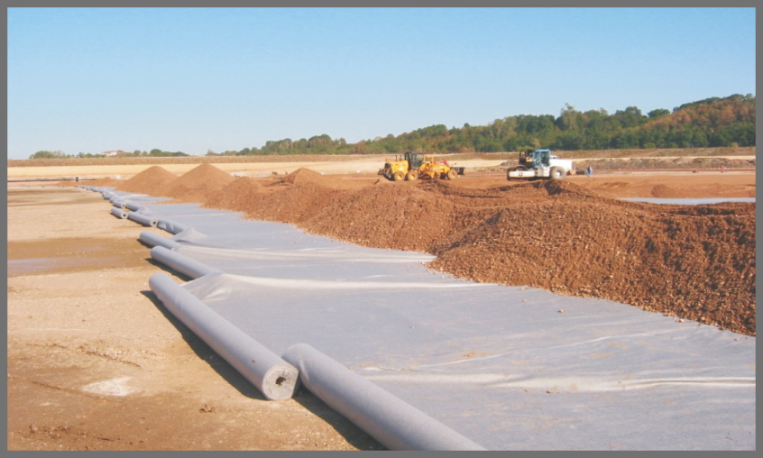 Geotextília PE 200g, 2 x 50 bm